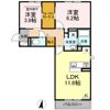 D-room寺塚 伍番館の間取り画像
