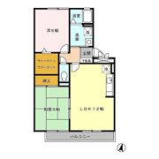 ロイヤルステージタウン鳥栖 B棟の間取り画像