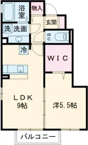 ディアコート信定の間取り画像