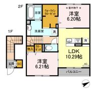 ジャーロ ピアザの間取り画像