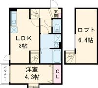 ブラウニー小郡祇園の間取り画像