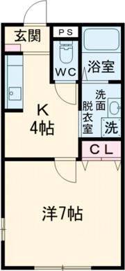 アムール土井の間取り画像
