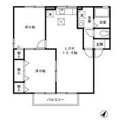 ルミエール藤 A棟の間取り画像