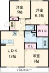 クレール アソウの間取り画像