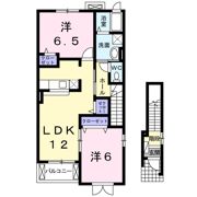サンライフ イン B棟の間取り画像