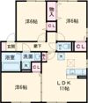 シャトレ若宮 D棟の間取り画像