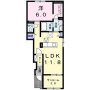 ベルアンドロスBの間取り画像