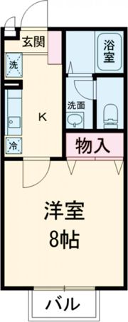 ヴェルメゾン A棟の間取り画像
