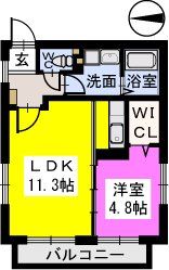 ステラOne(ステラワン)諸岡の間取り画像