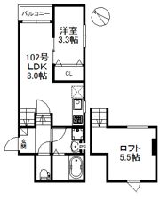 Camelot 福津の間取り画像