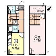 ミナミ大路ハイツ Aの間取り画像