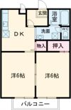 サニーソシアの間取り画像