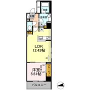 ルミエール品川橋の間取り画像