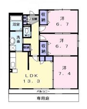 常磐町M’sの間取り画像