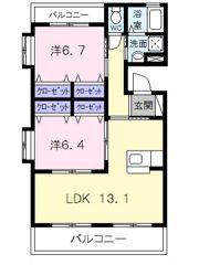 K＆Kの間取り画像