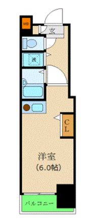 カスタリア新宿の間取り画像