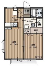 コンフォート毛呂山の間取り画像
