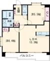 SESSION穴生の間取り画像