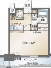 エンクレスト博多駅前Ⅱの間取り画像