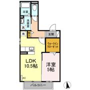 ベルドミール瑞穂 Aの間取り画像