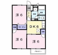 コーポラスカームの間取り画像