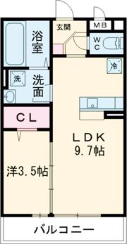 ニュー上の原の間取り画像