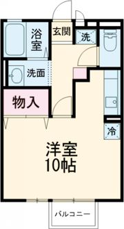 セジュールあや Bの間取り画像