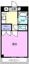 グリーンコーポ東町の間取り画像