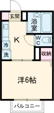 ハイツフォレストの間取り画像