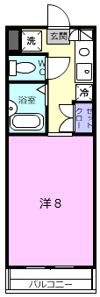 ロゼーリマンションの間取り画像