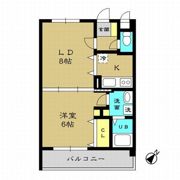 メルベージュ中央の間取り画像