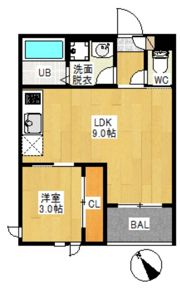 REGALESTパークアベニュー春日の間取り画像