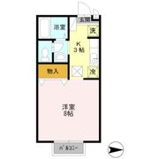 ドミールHAYASHI Aの間取り画像