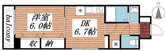橘ビルの間取り画像