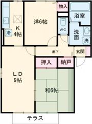 クレール本城の間取り画像