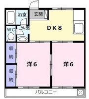 コーポシンワの間取り画像