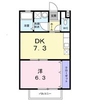 アネモス大原の間取り画像