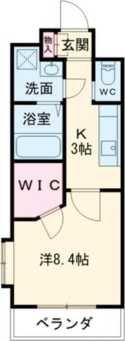 ベルガ穴生の間取り画像