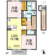 D-room葛原の間取り画像