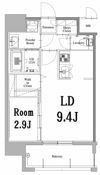 エンクレスト天神LARKの間取り画像