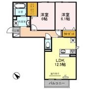 LUCE比叡の間取り画像