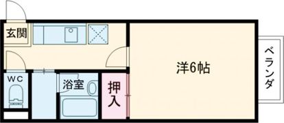 アミティハイツⅡの間取り画像
