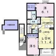 サウス ビスタ Ⅰの間取り画像