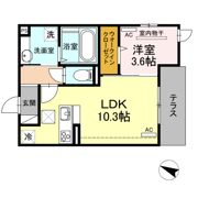 D-roomメゾン空港通の間取り画像