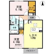 クレール引野の間取り画像