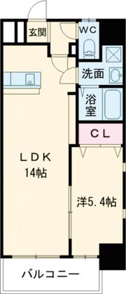 MDIプロスディブロ黒崎駅前の間取り画像