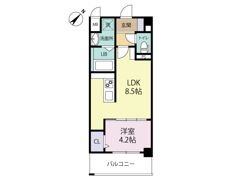 エルグランド東比恵の間取り画像