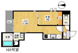 GRANDTIC La Vita 野芥の間取り画像