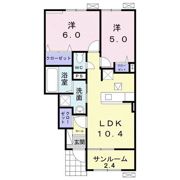 ヴィラ フェリーチェBの間取り画像