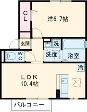 シェルノーブル D棟の間取り画像